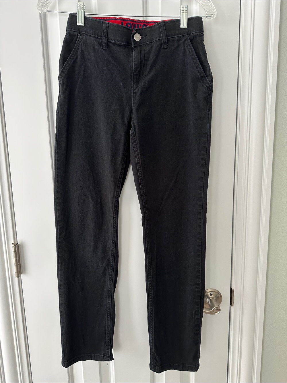Levi's Kids Black Slim Straight Jeans
